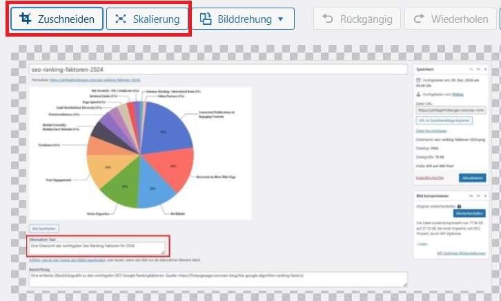 beispiel wie man eine grafik kleiner skalieren oder zuschneiden kann